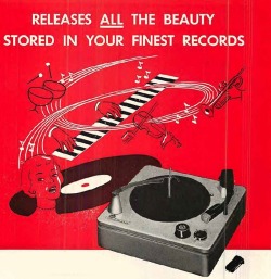 vinylespassion:  V-M 936 HF record changer, 1954. 