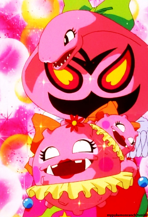 mypokemonranch:  Island of Pink Pokemon - Arbok & Weezing