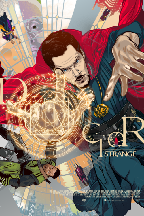 Doctor Strange tribute work and is a nod to Mike Perkins Last Days of Magic Cover. Part of the Poste