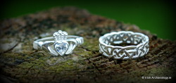 irisharchaeology:  These sterling silver rings are inspired by Irish art &amp; traditionsAvailable here 