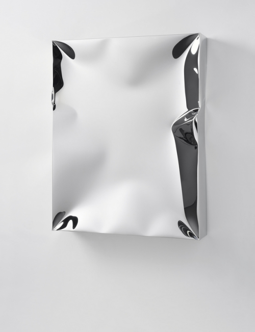    7while23:  Lori Hersberger, Instant Karma No.2, 2012 (Stainless steel, chromed, mirror polished)          