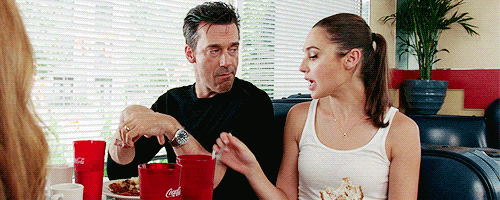 a-ripley:Gal Gadot and Jon Hamm in Keeping Up with the Joneses (2016)@legendaryturk it’s loser