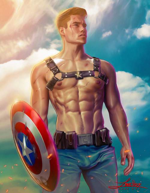zanenox: ⚣  Captain America How did you like Avengers Infinity War? :) www.instagram.com/zane.nox/ C