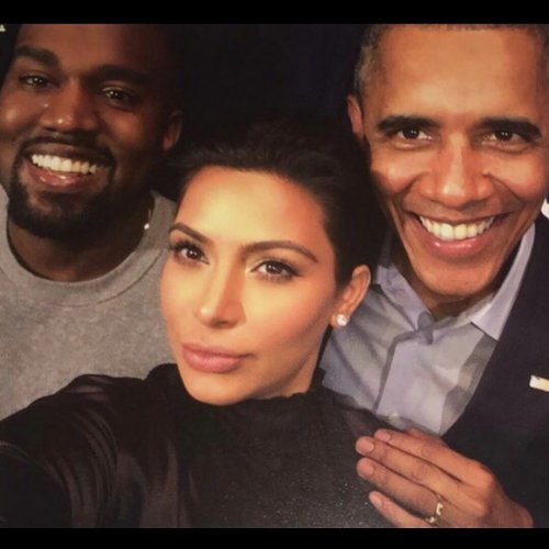 Kanye Kim and Obama