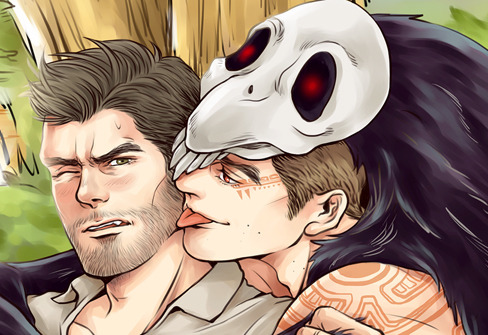 hoax1918:  so…i color it…ummm…its hard to set the color tone…ORZZit’s a challenge to me ,but i enjoy the process!:)finish this and i can begin another new art! 