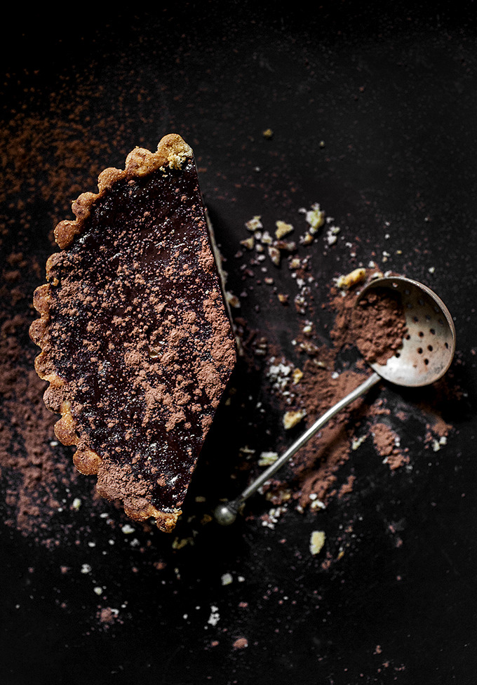  chocolate tart. 