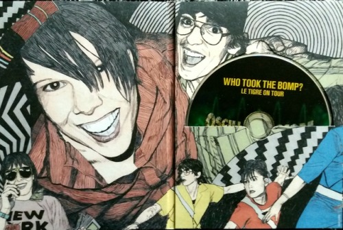 Who Took The Bomp? ~ Le Tigre On Tour ~ DVD artwork by Anna Higgie ~ 2011.