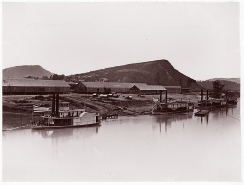 Tennessee River at Chattanooga (81 Lookout Mountain Spur) by George N. Barnard, Metropolitan Museum 