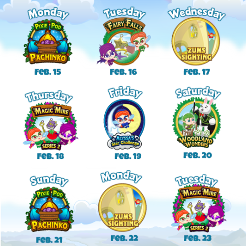 Our latest Webkinz Days of Play event starts TODAY!From February 15 – 23, get 3 free plays in the Ma