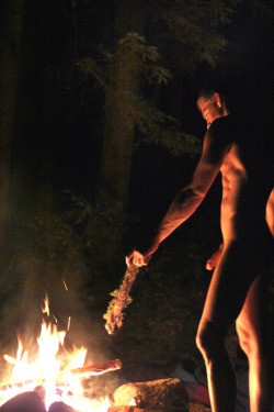 campingmen:  Love the warm glow of the campfire