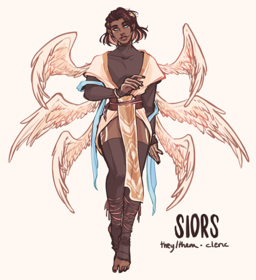 new character for funsies&hellip; siors, an aasimar light cleric!
