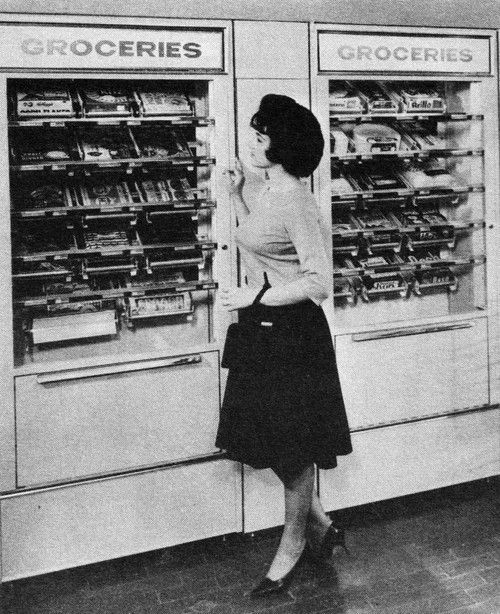 oldworldinventions: 1960(s): Vending Machine