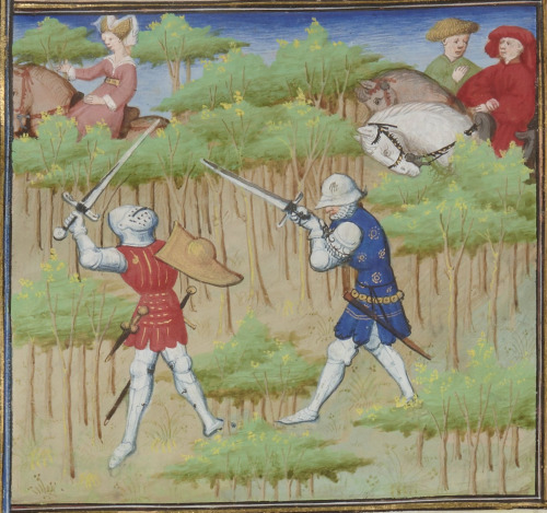 lama-armonica:Longsword fencing, wrestling, sword and shield, mounted fencing and jousting!BNF Franç