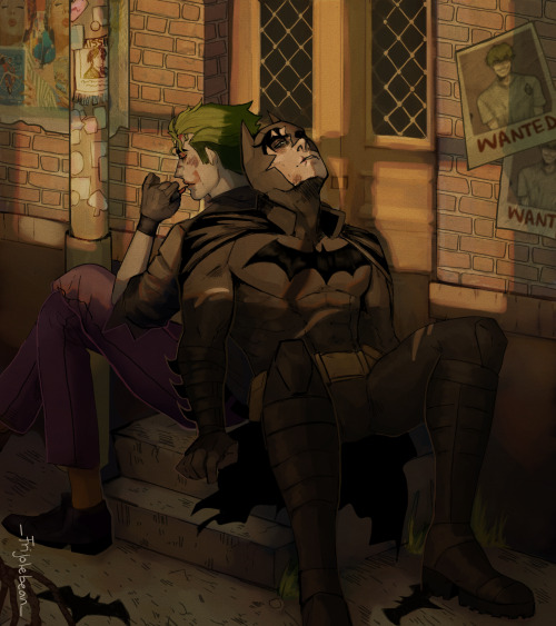 Taking A Break In An Alleyway