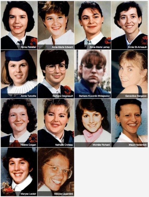 allthecanadianpolitics: Today (December 6th, 2017) is the 28th anniversary of Canada’s worst mass shooting event; The Ecole Polytechnique Massacre. On December 6th, 1989, an anti-feminist man walked into Ecole Polytechnique (an Engineering school in