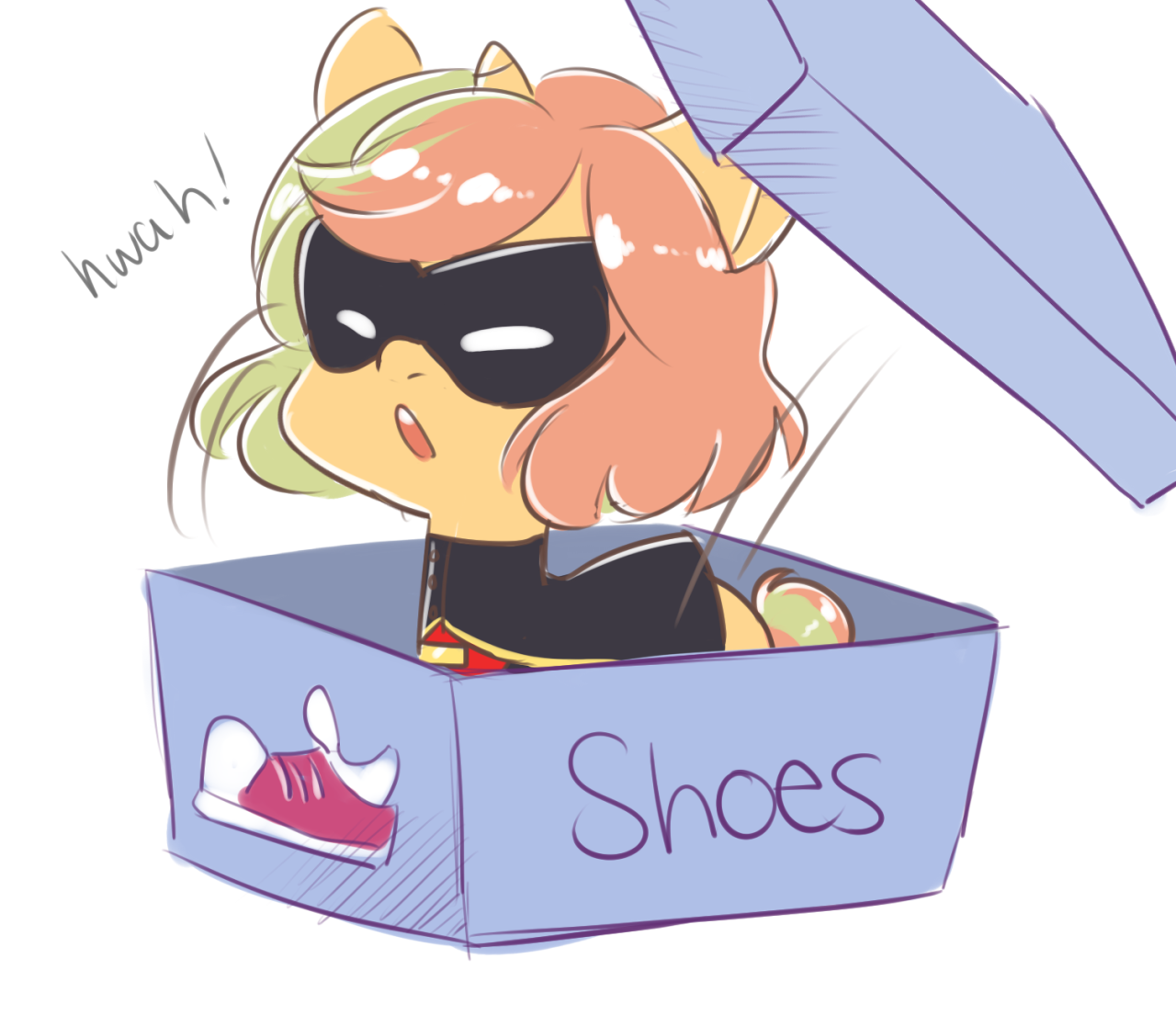 askscribblesstyal:M!A Filly- 2/3Aww~ &lt;3