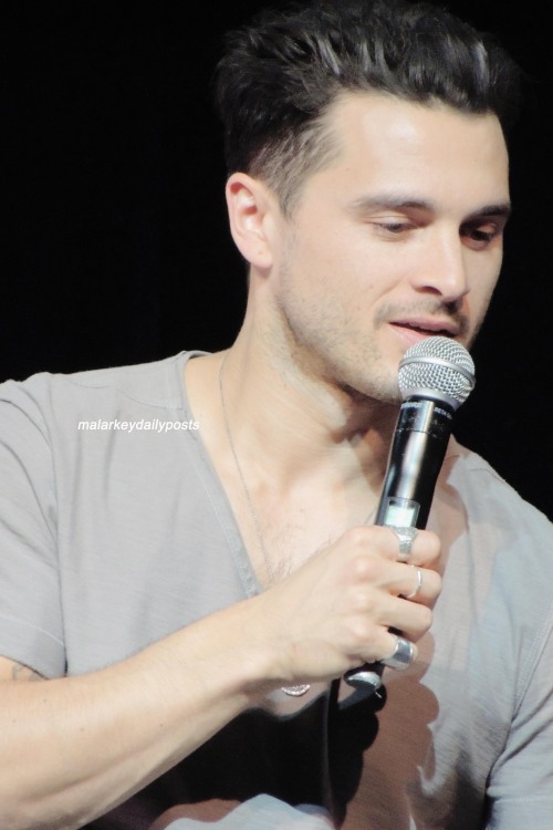 Michael Malarkey on the Q&amp;A at BloodyNightCon 2016 in Brussels