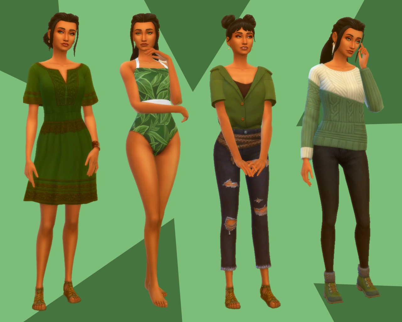 bashfulcookie:Green in the new Black One custom content creator ...