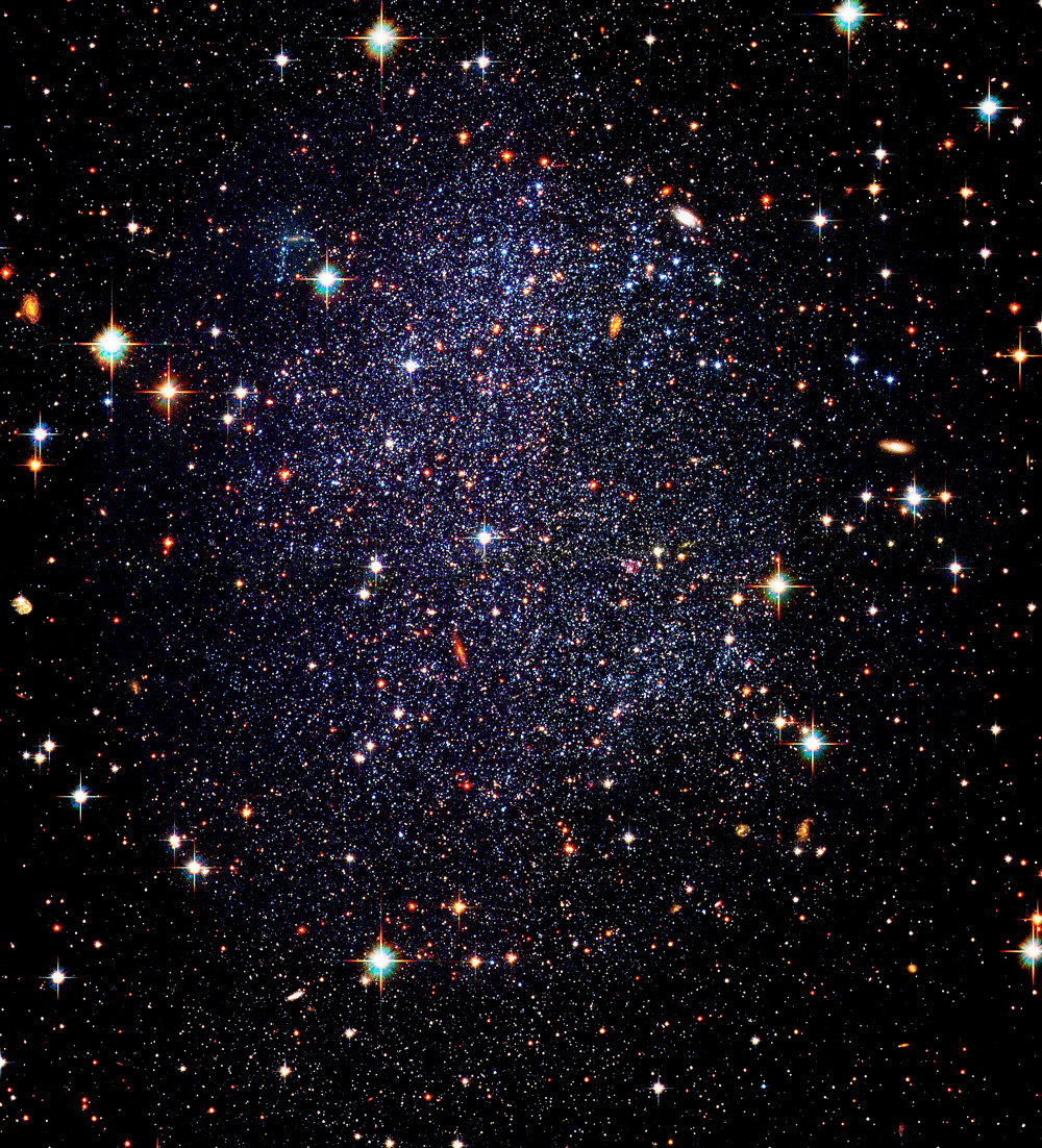 Star cluster making up the Sagittarius dwarf irregular galaxy