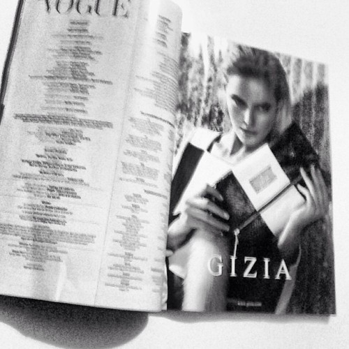 V O G U E - G I Z I A ,Vogue Ocak 2014 #2014 #newyear #magazine #cover #campaign #gizia #leather #sn