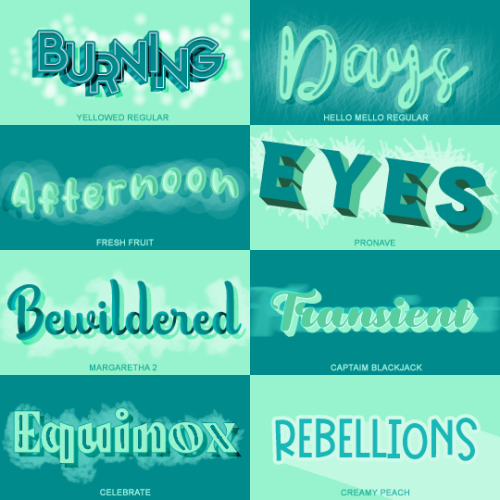 font pack #012: NEW PRETTY FONTS- no need to credit, theyre from dafont.- every like/reblog is a