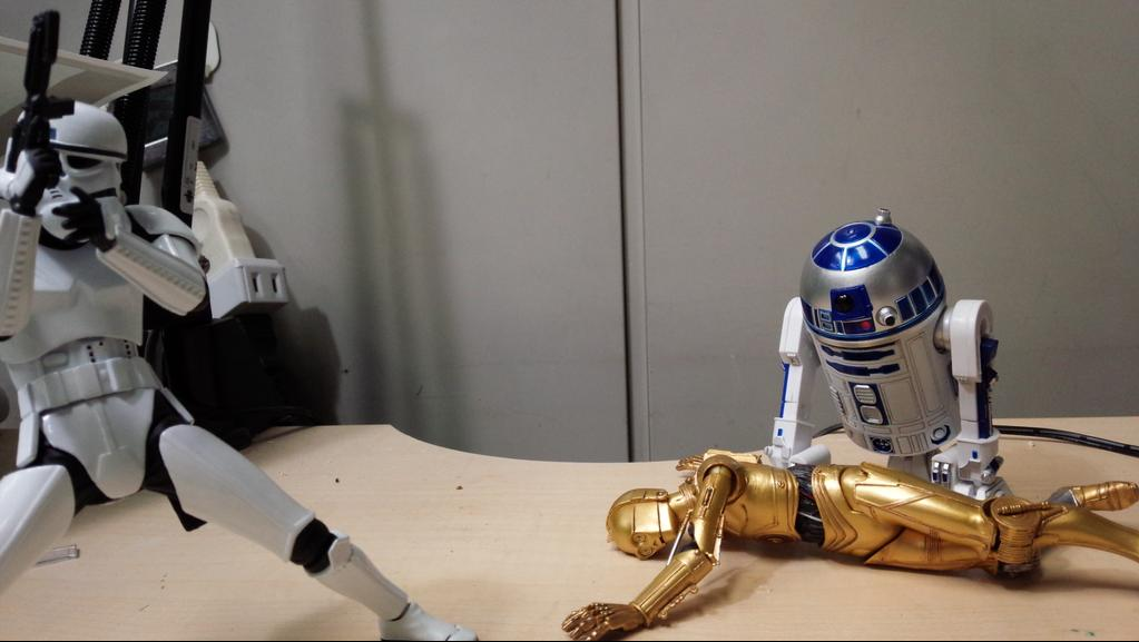 cloperella: lordwanjavi: Star Wars &gt; Katuhisa Yamaguchi  Is this Cyborg Justice? 