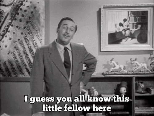  Walt Disney introducing the plans for Disneyland. 