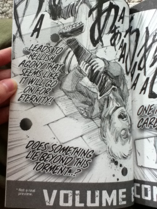 escaped-ocelot:  I got volume 7 in the mail a couple of days ago so here’s armin hitting his shin on the stairs amazing 