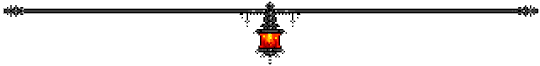 A pixel drawing of a banner that looks like a metal pole There is a glowing lantern in the center of the banner.