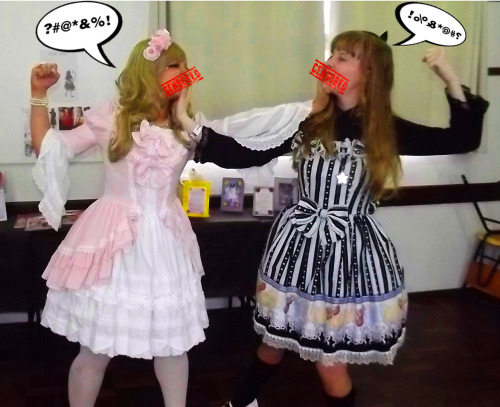 Lolita, fight for your frills! More pics: www.heartshapedkyra.com/2013/05/aniventur