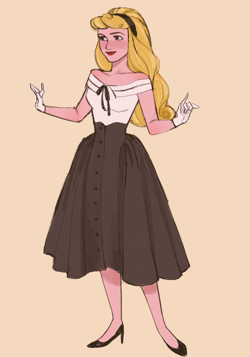 myrthena:Some vintage outfits of princesses I posted on Twitter a month ago