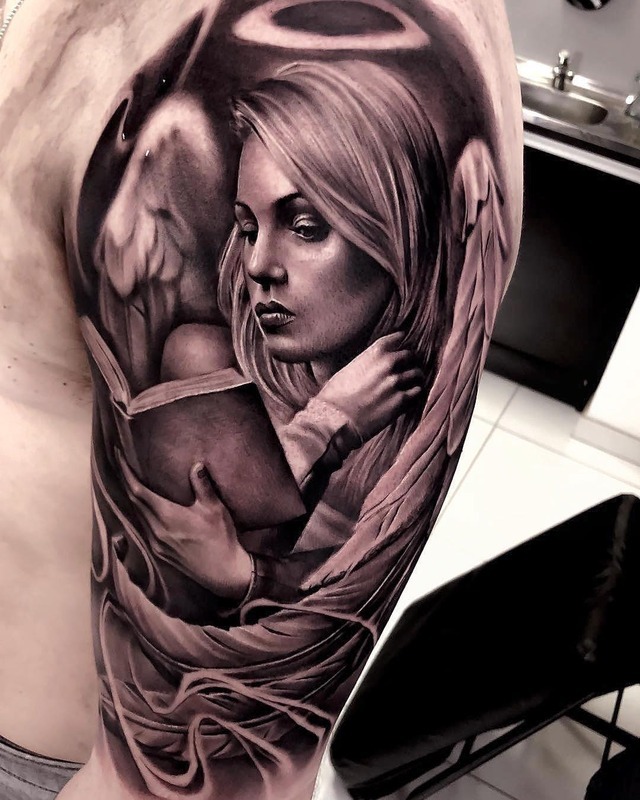 Raphael Angels by Francisco Sanchez : Tattoos
