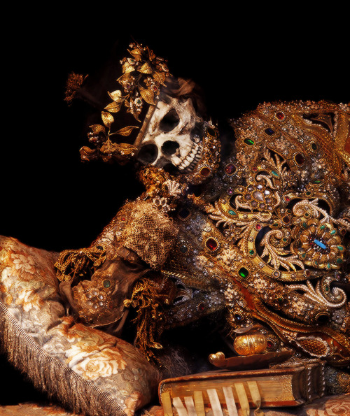unhistorical:   …the Saints are displayed in a cathedral in Eastern Germany close