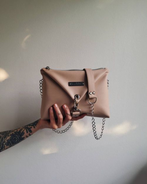 Simple & Beautiful  #ninalubabags #basicorigamibag #nudearden ° / Basic Origami Bag in Nude Arde