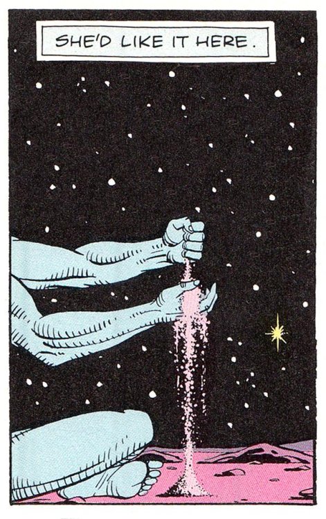 Dr. Manhattan - She’d Like It Here from Watchmen Graphic Novels written by Alan Moore, illustrated b