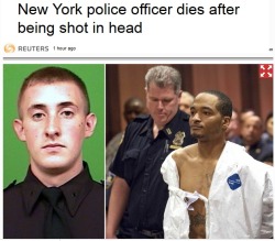 roideslions:  beware-tum-blr-groupthink:A New York City police officer, Brian Moore, 25, who was shot in the head over the weekend as he tried to question  a local man sought on gun charges, died on Monday of his wounds.Moore and his  partner had been