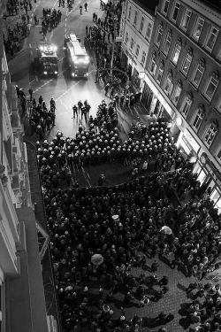 brennendefluegel:  toteschwaene:  Hamburg, 21.12.13. Flora bleibt.  Normal bleibt die. 