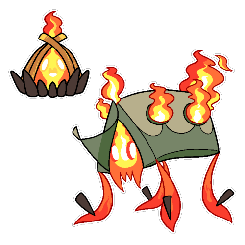 Bonsquire - Flame PokémonType - FireAbility - Overcoat / Flash Fire / Drought (Hidden)Evolves into C