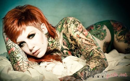 sexxyinkedgirl:  Follow us For The finest Inked Girls and female Tattoo Models around
