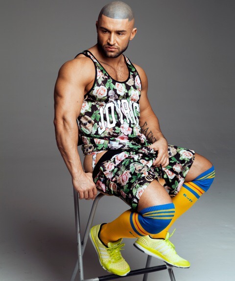 jeanpaulpaula:  François Sagat for L’homo magazine shot by Marco van Rijt styled
