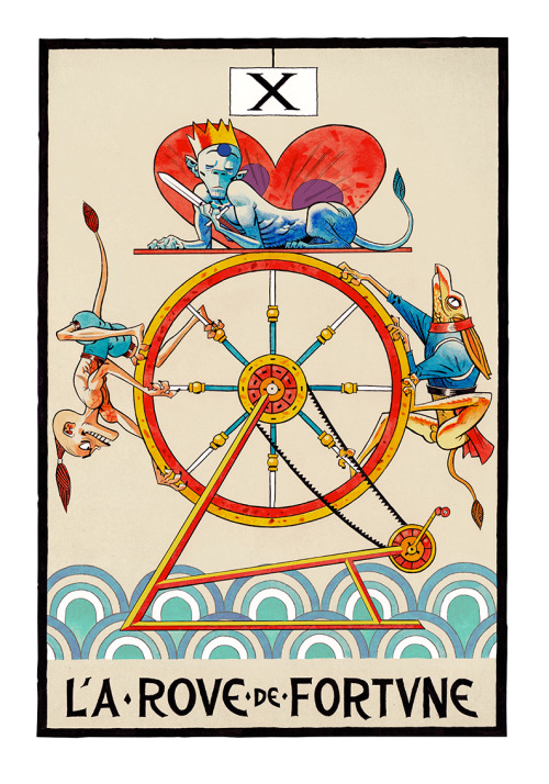 thisismrtito: Tarot (8-14) by Jamie Hewlett The Suggestionists  art exhibition