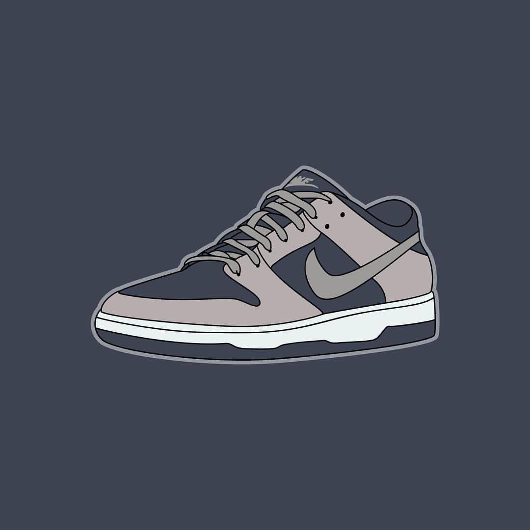 nike sb dunk drawing