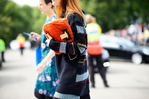 High Heels Blog wantering-blog: Furry Handbags Ease your way into winter with a… via Tumblr
