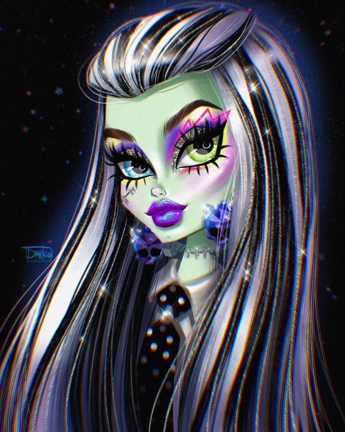 It&rsquo;s alive! Frankie Stein, a voltageous ghoul with a special spark.⚡ @monsterhigh #mattel #fra