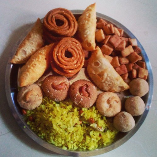 Happy Diwali Folks!! #Diwali #Mayfair #sweets #chakli #ladoo #karanji #chiwda