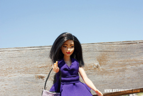 Custom Curvy Barbie fashionista doll #OOAK for Nora Ferreirós aka noradriana. Mini-Nora is rocking a