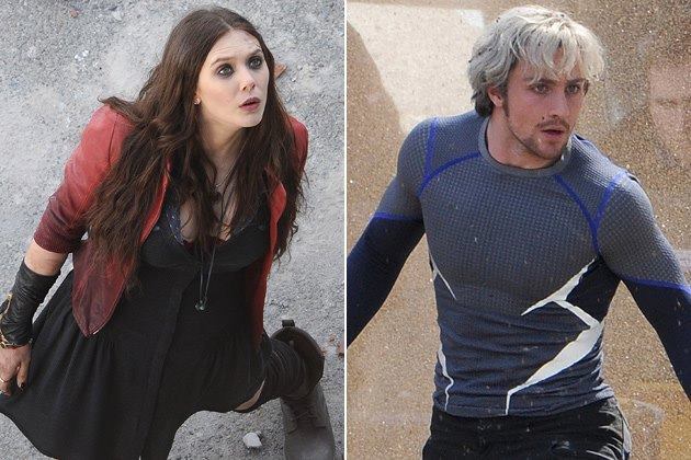 fyeahsuperheroes:  comicsforever:  First Look: Elizabeth Olsen and Aaron Taylor-Johnson