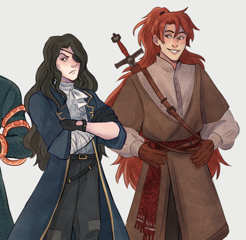 pigeon-princess:The Guilty Boys - The most suspicous looking adventuring party this side of the Ivor