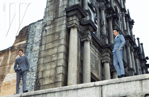 JOO WON &amp; KIM YOUNG KWANG for W Korea, April 2015