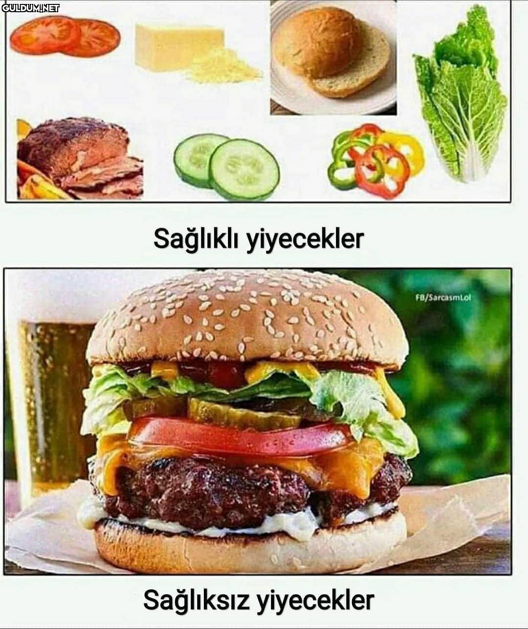 Sağlıklı yiyecekler...